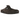 Birkenstock Boston Mocha Suede sneakers i sideprofil med brun ruskindsoverdel, åben tå og justerbar rem med spænde