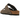Birkenstock Arizona Birkibuc Mocha sneakers i vinklet profil med mørkebrun ruskindslignende overdel, to justerbare remme og korkfodseng.