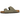Birkenstock Arizona Birkibuc Stone sneakers i sideprofil med grå overdel i slidstærkt Birkibuc-materiale og klassiske justerbare remme med spænder