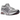 ASICS Gel-Kayano 14 White Pure Silver sneakers i sideprofil med hvid mesh-overdel og sølvfarvede detaljer samt snørebånd