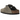 Birkenstock Boston Taupe Narrow Fit sneakers i vinklet visning med ruskinds-overdel, justerbar spænderem og brun korksål i klassisk stil