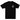 Anti Social Social Club Logo 2 Tshirt Black sneakers i frontview med sortfarvet bomuld og hvidt brystlogo