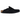 Birkenstock Boston Black Suede Narrow Fit sneakers i profil med sort ruskindsoverdel, klassisk spænde og den velkendte kork-latex fodseng
