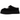 UGG Bea Mary Jane Black sneakers sideprofil i sort læder med justerbar rem, rund tåboks og flad gummisål