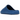 Yeezy Slide YZY YS-01 Blue sneakers set fra siden med helstøbt design i matblå skum, bred rem over forfoden og rillet sålprofil