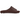 Yeezy Slide YZY YS-01 Fudge sneakers set fra siden i en ensfarvet mørkebrun nuance med en takket sål og et minimalistisk design