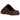 Yeezy Slide YZY YS-01 Fudge sneakers set fra siden, fremstillet i en ensartet brun EVA-skum med et åbent design og markant riflet ydersål