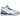Jordan 3 Retro True Blue sneakers i vinkelret visning med hvid læderoverdel, blå detaljer og ikonisk elefantprint på tåen
