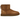 UGG Classic Mini II Boot Chestnut sneakers i vinklet profilvisning med kastanjebrun ruskindsoverdel, flad sål og blødt for i imiteret fåreskind