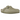 Birkenstock Boston Khaki Narrow Fit sneakers i vinklet profil, udført i olieret nubuck læder med klassisk justerbar rem og kork fodseng.