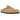 Birkenstock Boston Suede Latte Cream sneakers sideprofil med blødt ruskind i en cremefarvet nuance, korkfodseng og justerbar rem med spænde