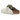 Birkenstock Boston White Narrow Fit sneakers i en vinkelvisning med hvidt læder, rem og spænde samt korksål