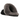 UGG Scuffette II Slipper Black Grey sneakers set fra siden med sort ruskindsoverdel, grå foring og flad gummisål for komfort
