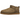 UGG Classic Ultra Mini Boot Antilope sneakers set fra siden med beige ruskindsoverdel, lavt skaft og slidstærk brun ydersål i blødt design.