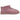 UGG Classic Ultra Mini Boot Dusty Orchid sneakers sideprofil i en lys lilla ruskindfarve med lavt skaft og behagelig foret inderside