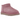 UGG Classic Ultra Mini Boot Dusty Orchid sneakers sideprofil i ruskind med lavt skaft, forstærket hæl og blødt for i en støvet lilla farve