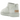 UGG Classic Ultra Mini Boot Goose sneakers i grå ruskind, vist i en skrå vinkel med lavt skaft, forstærket hælkappe og klassisk fåreskindsfoer.
