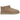 UGG Classic Ultra Mini Boot Sand sneakers i en flot vinklet profilvisning med blødt sandfarvet ruskind og den karakteristiske lave ankelåbning