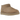 UGG Classic Ultra Mini Boot Sand sneakers set fra siden, udført i beige ruskind med den karakteristiske lave kant og foret inderside