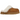 UGG Disquette Slipper Chestnut sneakers i vinklet profil med brun ruskindsoverdel, blødt for af fåreskind og tyk platformssål