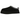 UGG Tazz Slipper Black sneakers set fra siden med sort ruskindsoverdel, tyk platformssål og broderet UGG-detalje langs kanten.