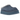 UGG Tazz Slipper Desert Blue sneakers i en vinklet visning med ruskindsoverdel i blå farve og signaturplatformsål med broderet detalje langs kanten.