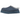 UGG Tazz Slipper Desert Blue sneakers set fra siden med ruskinds-overdel i blå nuancer, flettet kantbånd og den karakteristiske tykke platform-sål.