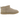 UGG Classic Ultra Mini Sawdust sneakers i en vinkel med lysebrun ruskindsoverdel og lavt skaft