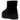 UGG Classic Mini Platform Boot Black sneakers i en vinklet visning med overdel i sort ruskind, forstærket platformssål og blødt for i UGGplush.