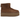 UGG Classic Mini Platform Boot Chestnut sneakers i vinklet profil med ruskindsoverdel, forhøjet plateau-sål og blødt for i klassisk brun farve