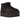 UGG Classic Ultra Mini Platform Boot Burnt Cedar sneakers i vinklet visning med brun ruskindsoverdel og den karakteristiske tykke platform-ydersål.