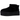 UGG Classic Ultra Mini Platform Boot Black sneakers i profil med ruskindsoverdel, forhøjet plateau-sål og tydelige syninger langs kanten