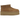UGG Classic Ultra Mini Platform Boot Chestnut sneakers i vinklet visning med overdel i kastanjebrun ruskind og en chunky platform sål