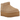 UGG Classic Ultra Mini Platform Boot Sand sneakers i en vinklet visning med ruskindsoverdel, forhøjet sål og blødt for i beige farvetone