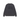 Stussy Raglan Thermal L/S Crew Washed Black sneakers frontbillede af langærmet trøje med vaffelstruktur, ribstrikket krave og mørkegrå vasket farve