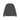 Stussy Raglan Thermal L/S Crew Washed Black trøje set forfra med lange ærmer, ribkant ved halsen og mørkegrå vasket tekstilfinish