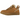 UGG Lowmel Chestnut sneakers vist fra siden, udført i brunt ruskind med tykke snørebånd, polstret kant og robust gummisål.