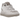 UGG Lowmel Ceramic sneakers i en vinklet profilvisning med overdel i lyst keramisk ruskind, tykke snørebånd og polstret pløs