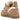 UGG Lowmel Sand sneakers set fra siden med beige ruskindsoverdel, tykke snørebånd, polstret krave og robust gummisål