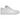 Jordan 1 Low Triple White sneakers i sideprofil med helt hvid læderoverdel, klassisk snøring og flad gummisål