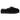 UGG Tasman Maxi Curly Slipper Black sneakers set fra siden med sort krøllet fåreskindsdetalje, platform-sål og det klassiske broderede Tasman-mønster