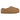 UGG Tasman Maxi Curly Slipper Chestnut sneakers i vinklet profil med brun krøllet uldoverdel, vævet kantbånd og robust gummisål