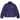 Stussy Midweight Puffer Iris sneakers i frontview, med polstret design i dyb lilla farve og ikonisk Stussy logo-detalje på brystet.