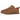 UGG Lowmel Lo Chestnut sneakers i vinklet profil med brun ruskindsoverdel, polstret pløs og tykke snørebånd i et stilrent look.