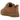 UGG Lowmel Lo Chestnut sneakers i vinklet profil, der viser den brune overdel i ruskind, snørebånd i samme farve og en tyk hvid ydersål.
