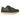 UGG Lowmel Lo Woodland Green sneakers set fra siden med grøn overdel i ruskind, tykke snørebånd og beige polstret krave samt gummisål