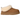 UGG Tazzelle Slipper Chestnut sneakers vinkelbillede med lysebrun ruskindsoverdel, markante syninger langs kanten og en plateau-ydersål.