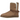 UGG Bailey Tie Boot Chestnut sneakers sideprofil i lysebrunt ruskind med pelskant, snøredetalje og flad sål