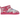 UGG Classic Ultra Mini Boot Palace Pink Camo sneakers set fra siden, visende det ikoniske pink camouflagemønster og lav skaftprofil