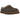 UGG Tasman Baxter Slipper Chestnut sneakers i vinklet visning, fremstillet af kastanjebrunt ruskind med karakteristisk broderet krave og varm foring